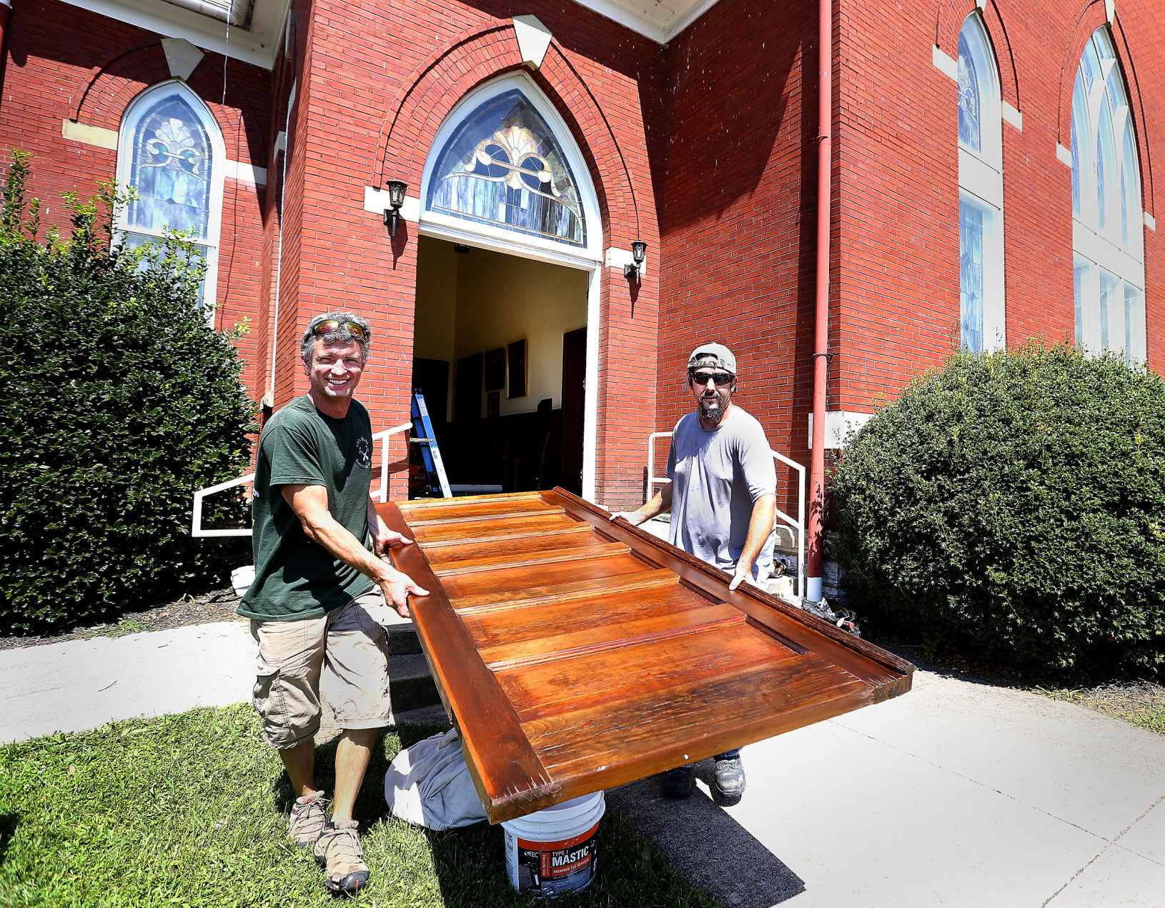 Historic doors restored at Stephens City church | Winchester Star