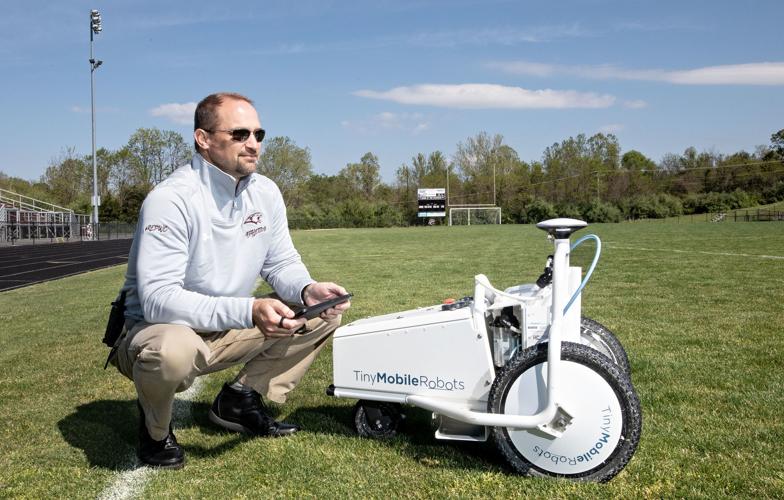 Line Painting Robot Nvdaily