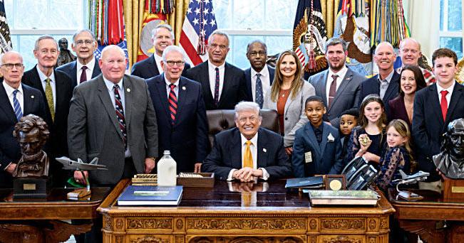 Shenandoah County dairy farmer joins Trump at Oval Office whole milk signing