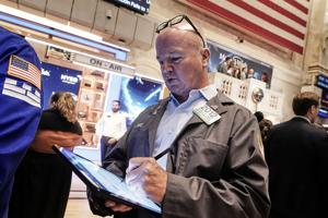 Wall Street sinks as US stocks fall toward their worst day in a month