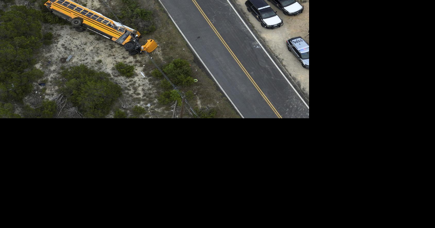 Multiple Texas students are injured in a school bus rollover crash on
