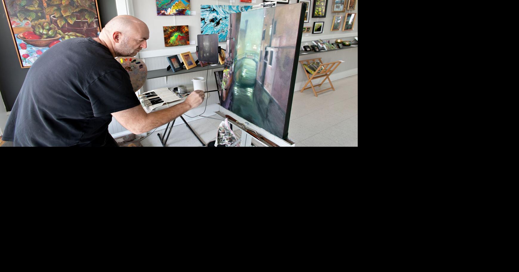 When painting isn't a choice, but a calling: VECCA welcomes its first artist in residence