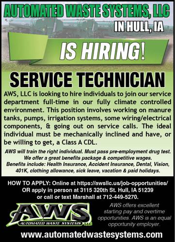 Service Technician Position with Automated Waste Systems