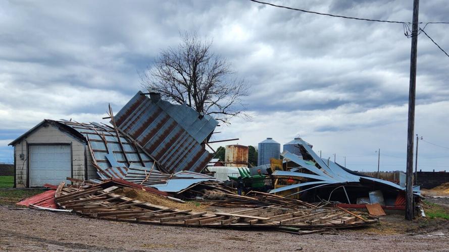 April storm damages rural Sioux Center home