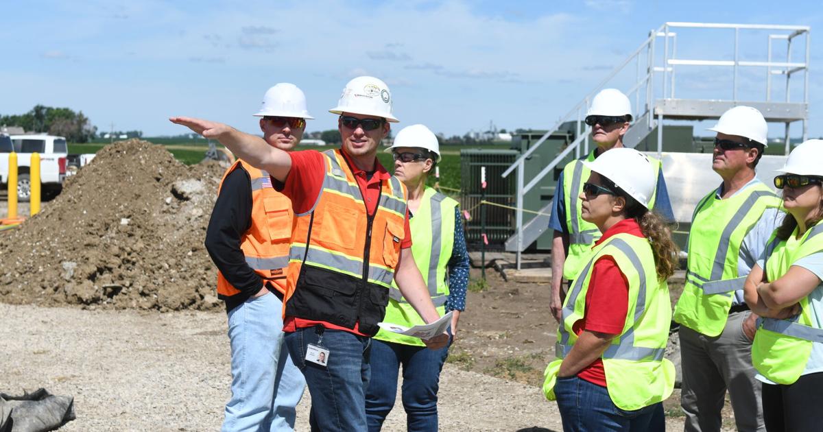 O'Brien supervisors tour turbines at Highland Wind Farm