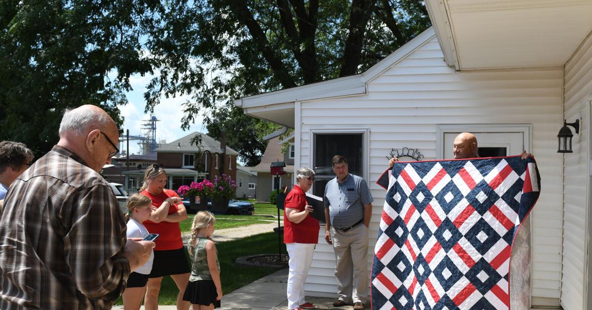 Vietnam veteran Kreykes awarded Quilt of Valor