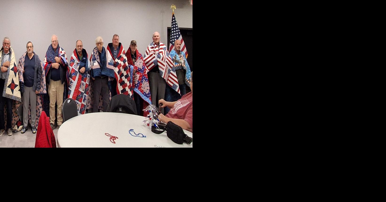 Quilts of Valor wrap veterans with comfort and healing