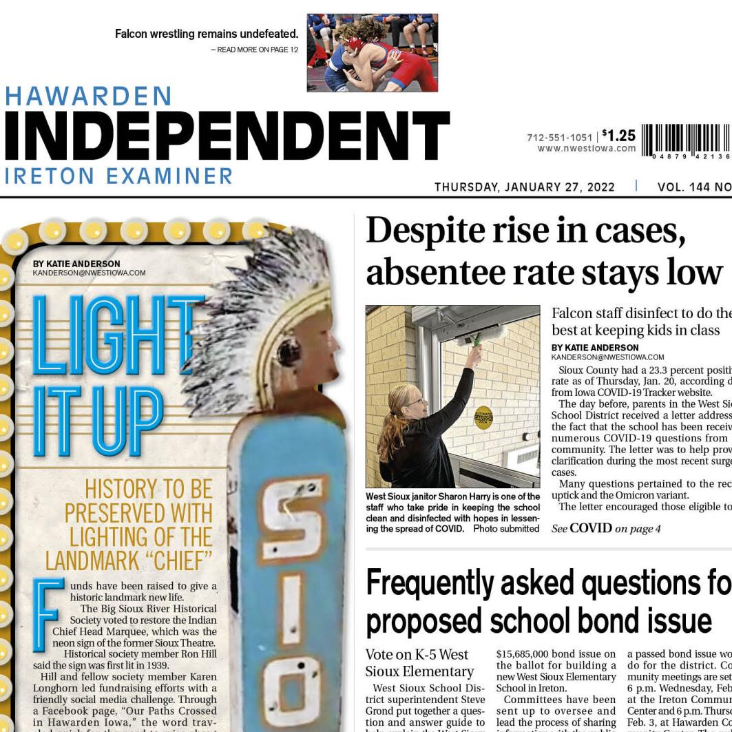Hawarden Independent/Ireton Examiner Jan. 27, 2022