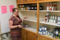 Canned food shelf