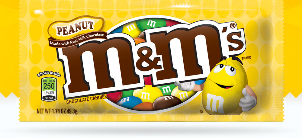 M&Ms-Peanut-Wrapper, Peanut M&M's, Evan Amos