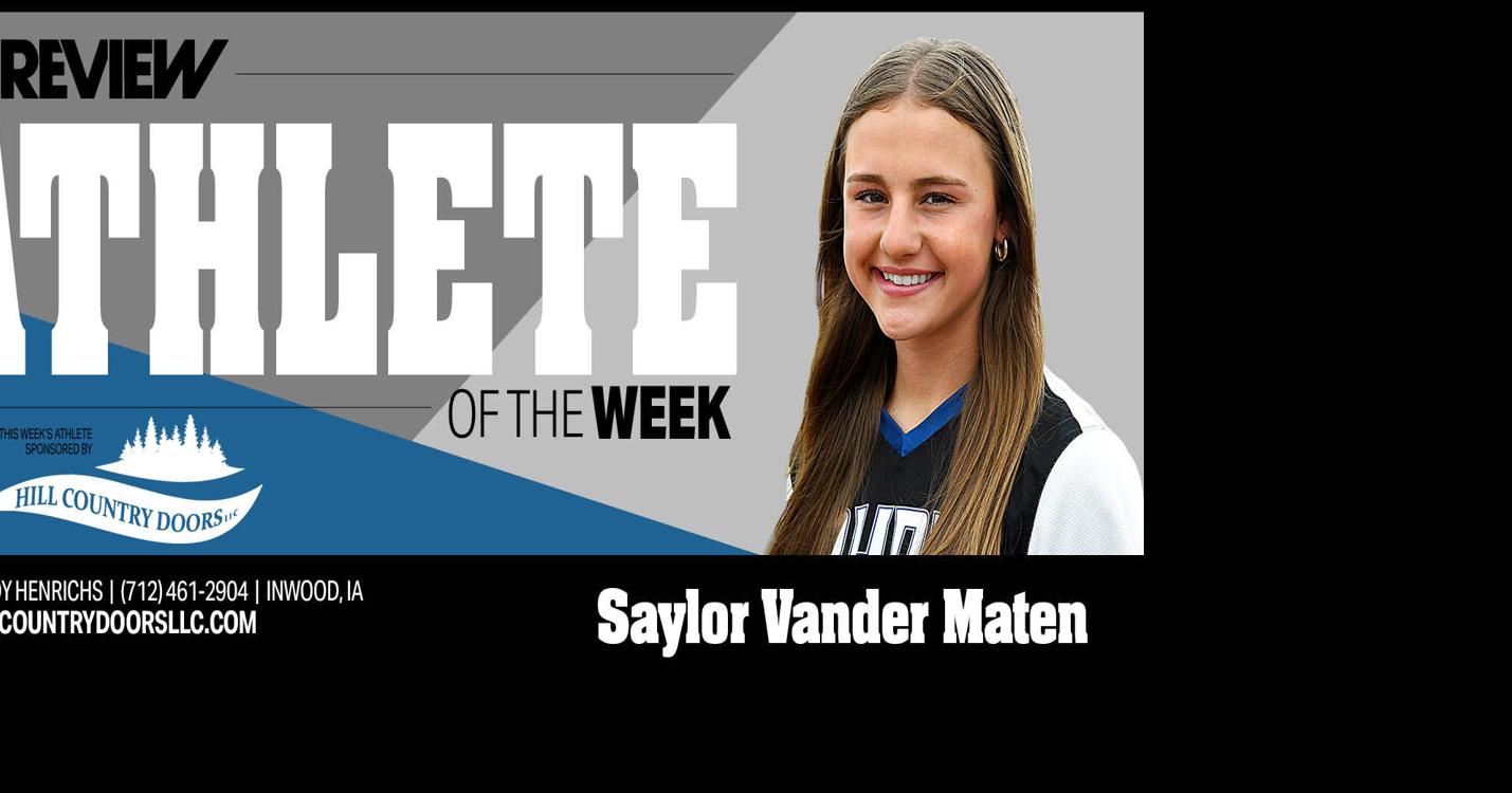 Athlete of the Week: Saylor Vander Maten