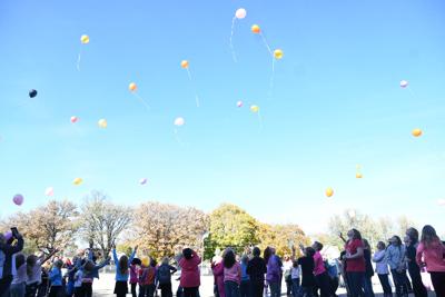 H-M-S Elementary releases balloons