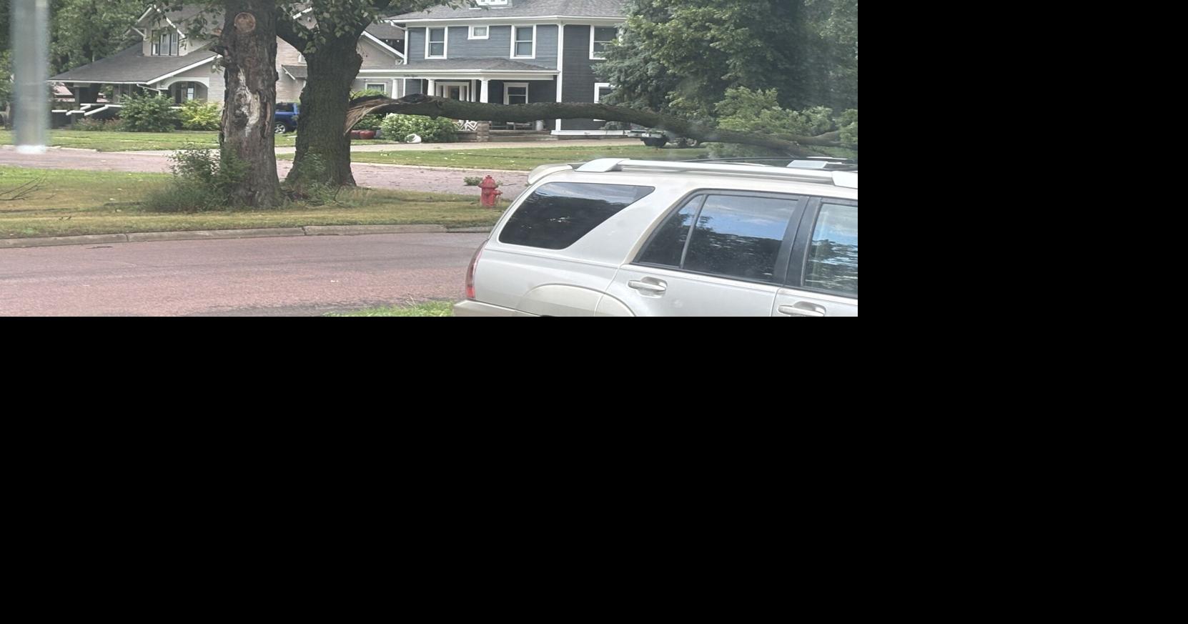 Severe storms topple trees, damage property in Hawarden and Ireton