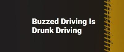 Buzzed Driving is Drunk Driving logo
