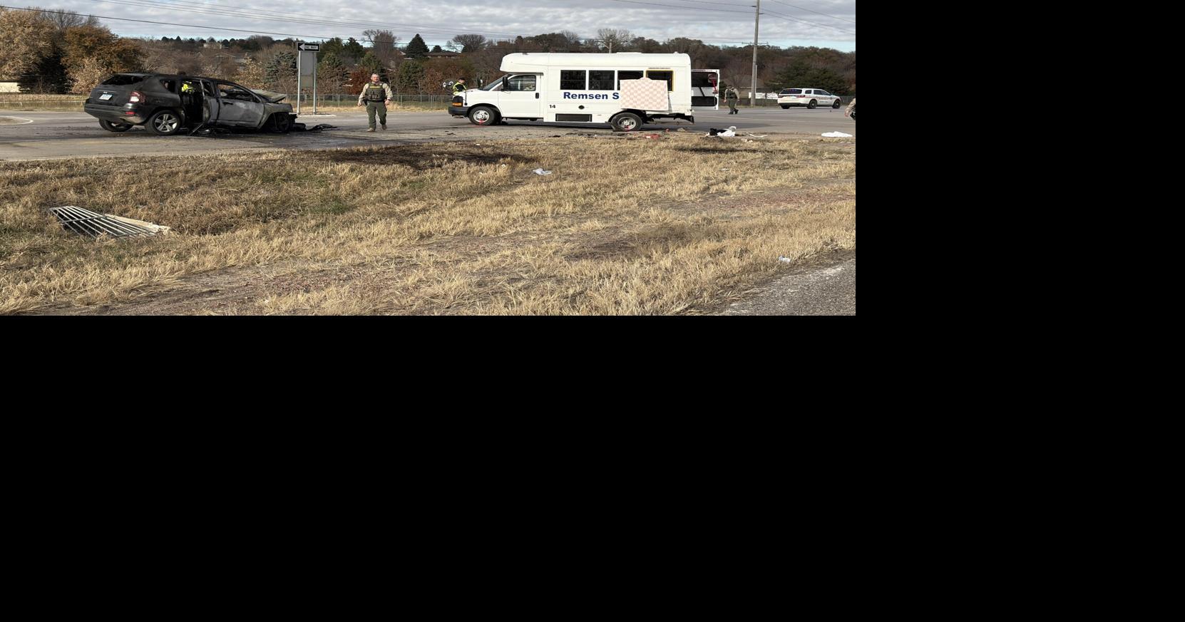 Warning signs have been placed on U.S. Highway 75 following Remsen crash