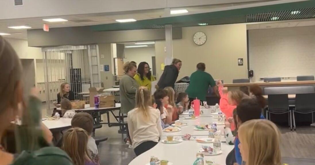 Students stay past dismissal during surprise white-out conditions