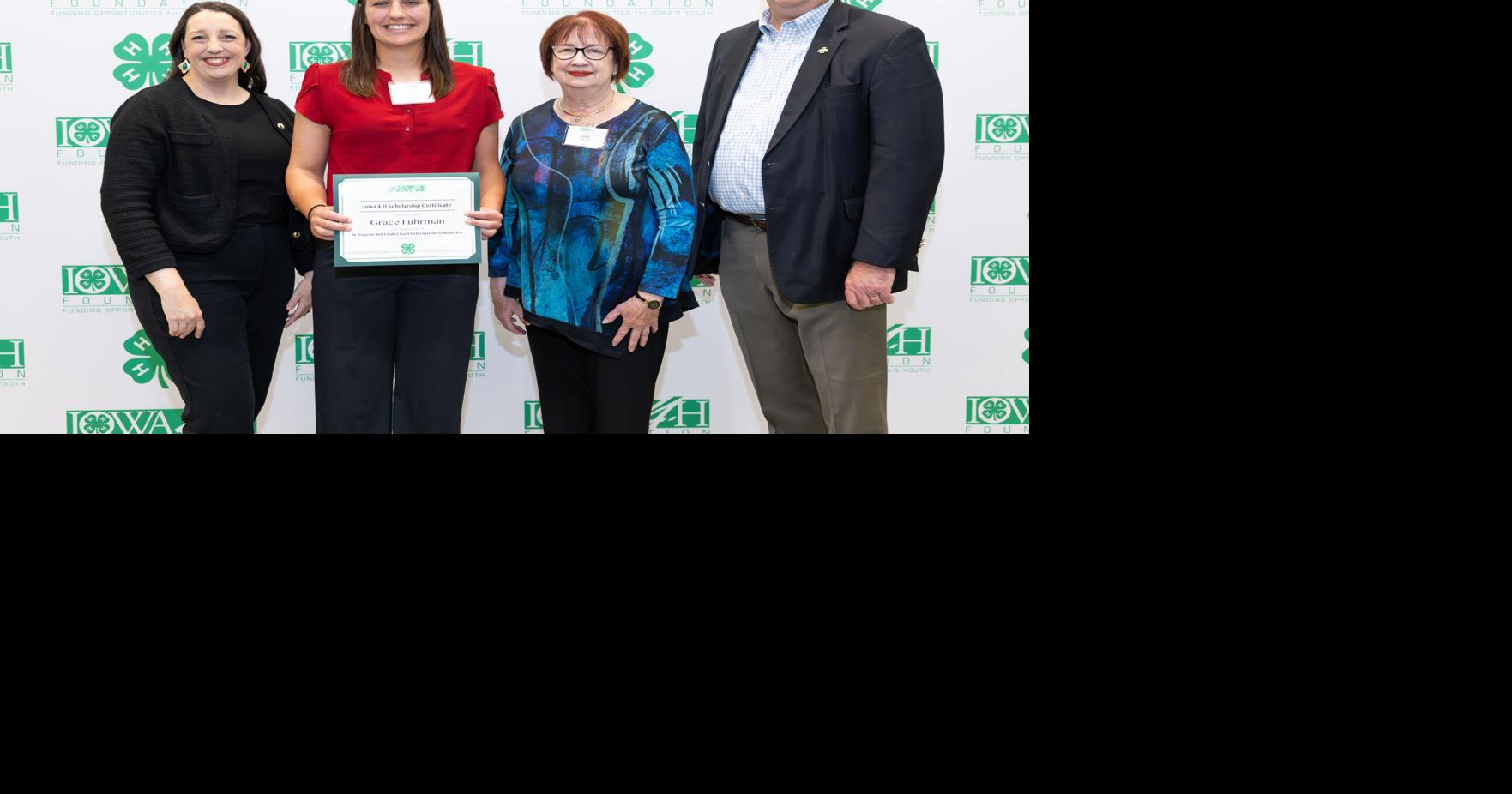 Three from O'Brien receive Iowa 4-H scholarships