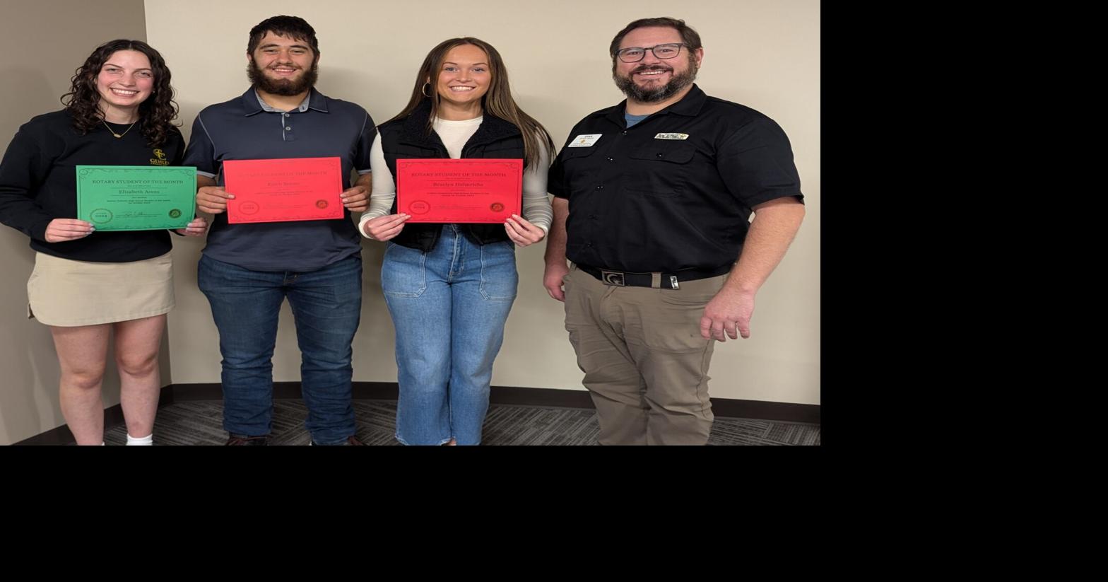 Rotary honors local high school seniors Sentinel