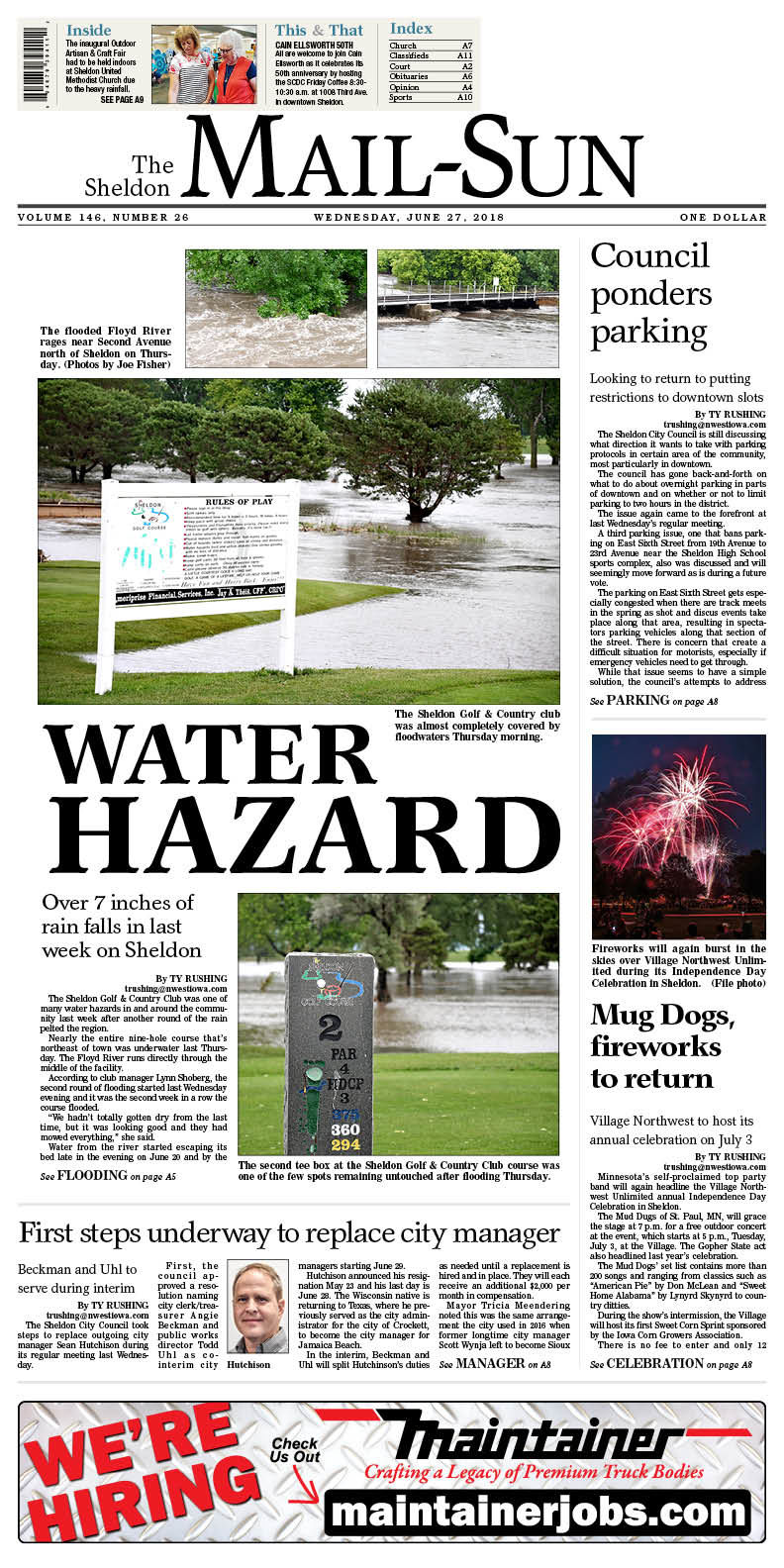 The news source N'West Iowa depends upon