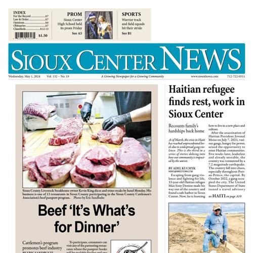 Sioux Center News May 1, 2024