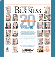 The N'West Iowa REVIEW Business 20 Under 40 March 9, 2024