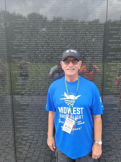 Ron Van Den Berg at Vietnam War Memorial