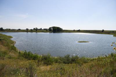 Lyon County pond near Little Rock