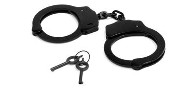 Black handcuffs