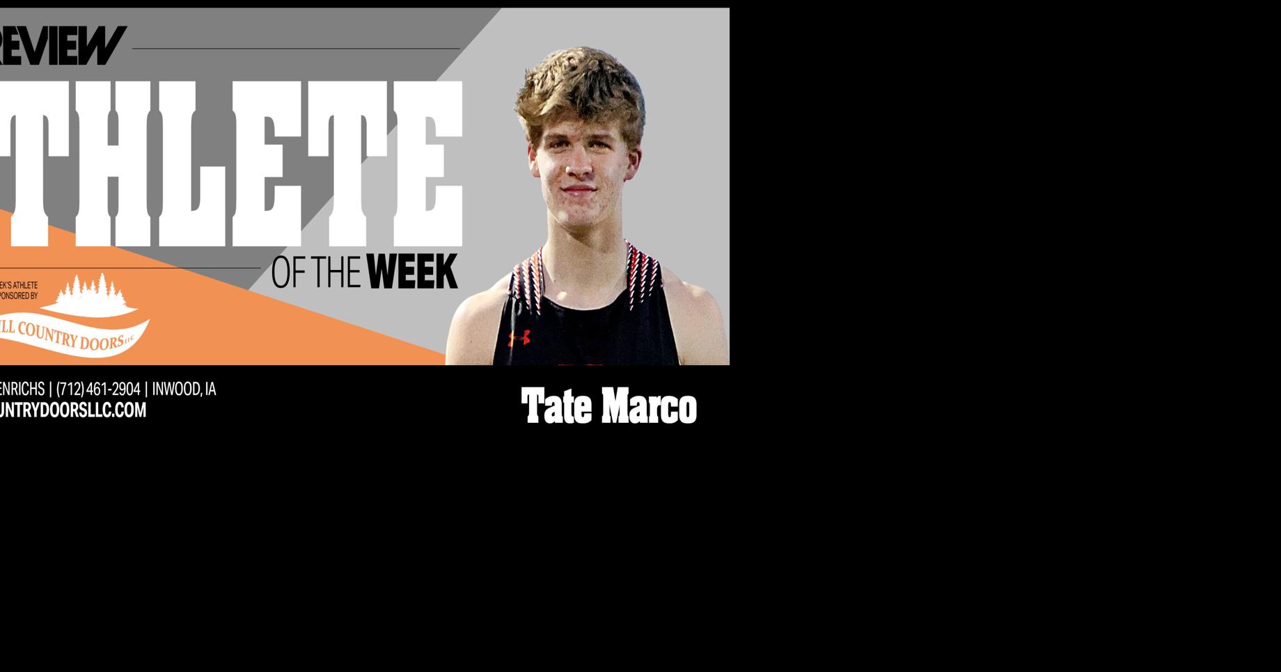 Athlete of the week: Tate Marco