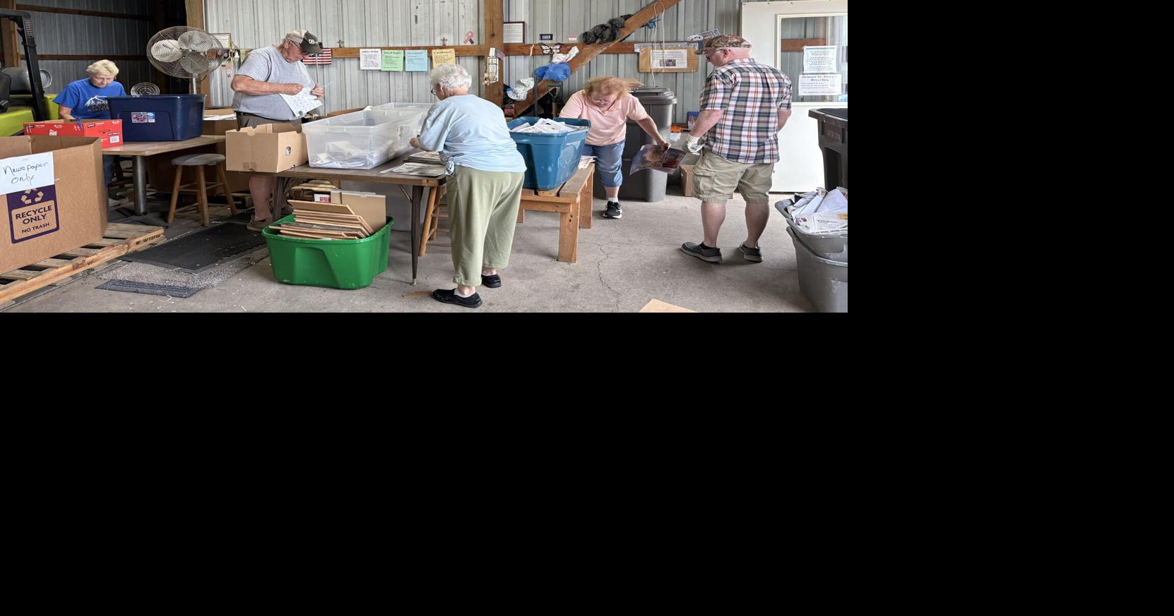 Recycling for a good cause in Remsen