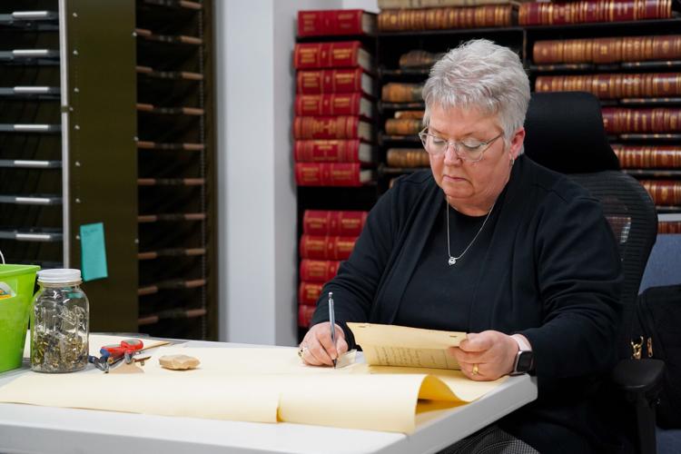 Becky Carlson helps Nodaway County unfold records from the past