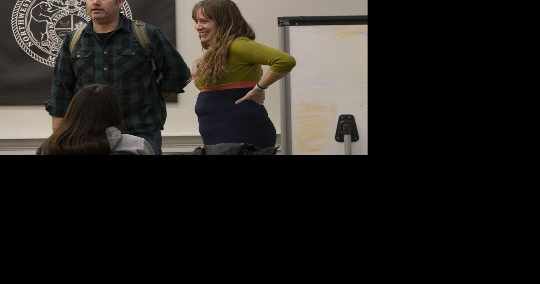 Activist reads poems about teaching experience in reservation, watching it be torn down