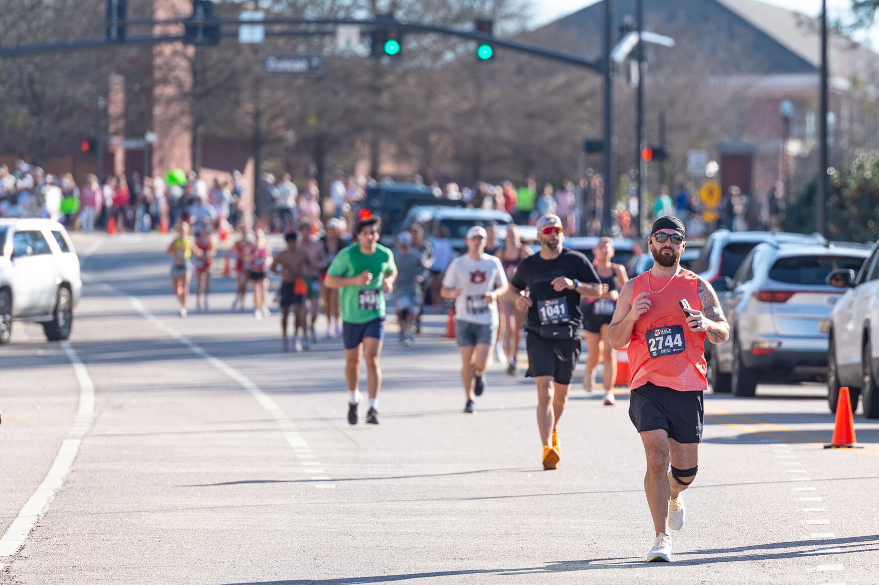 Runners take on the War Eagle Run Fest Half Marathon