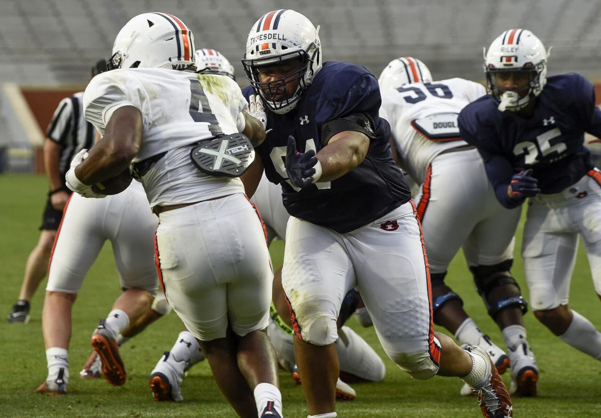 AU FB Scrimmage