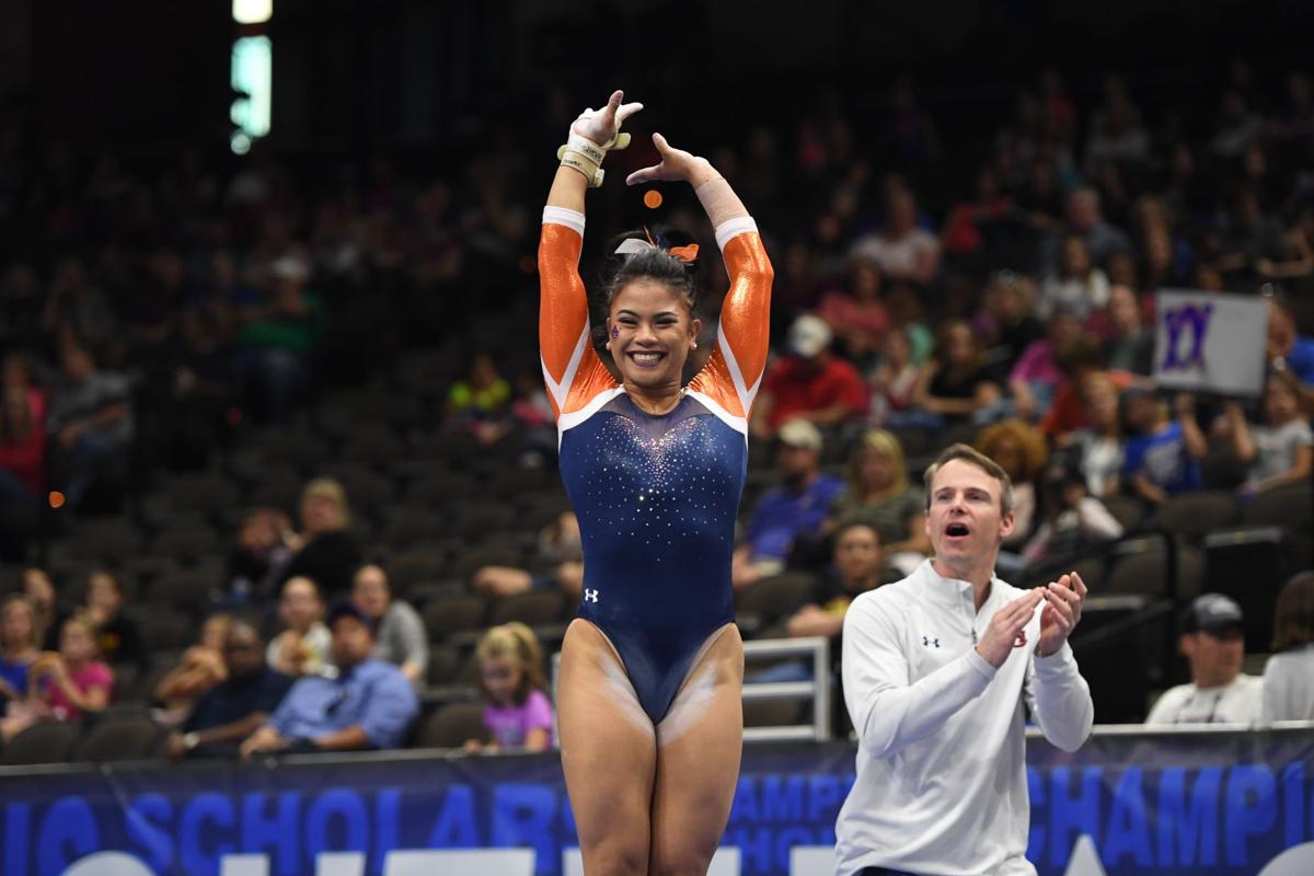 Auburn gymnastics records seasonhigh score, finishes 6th at SEC