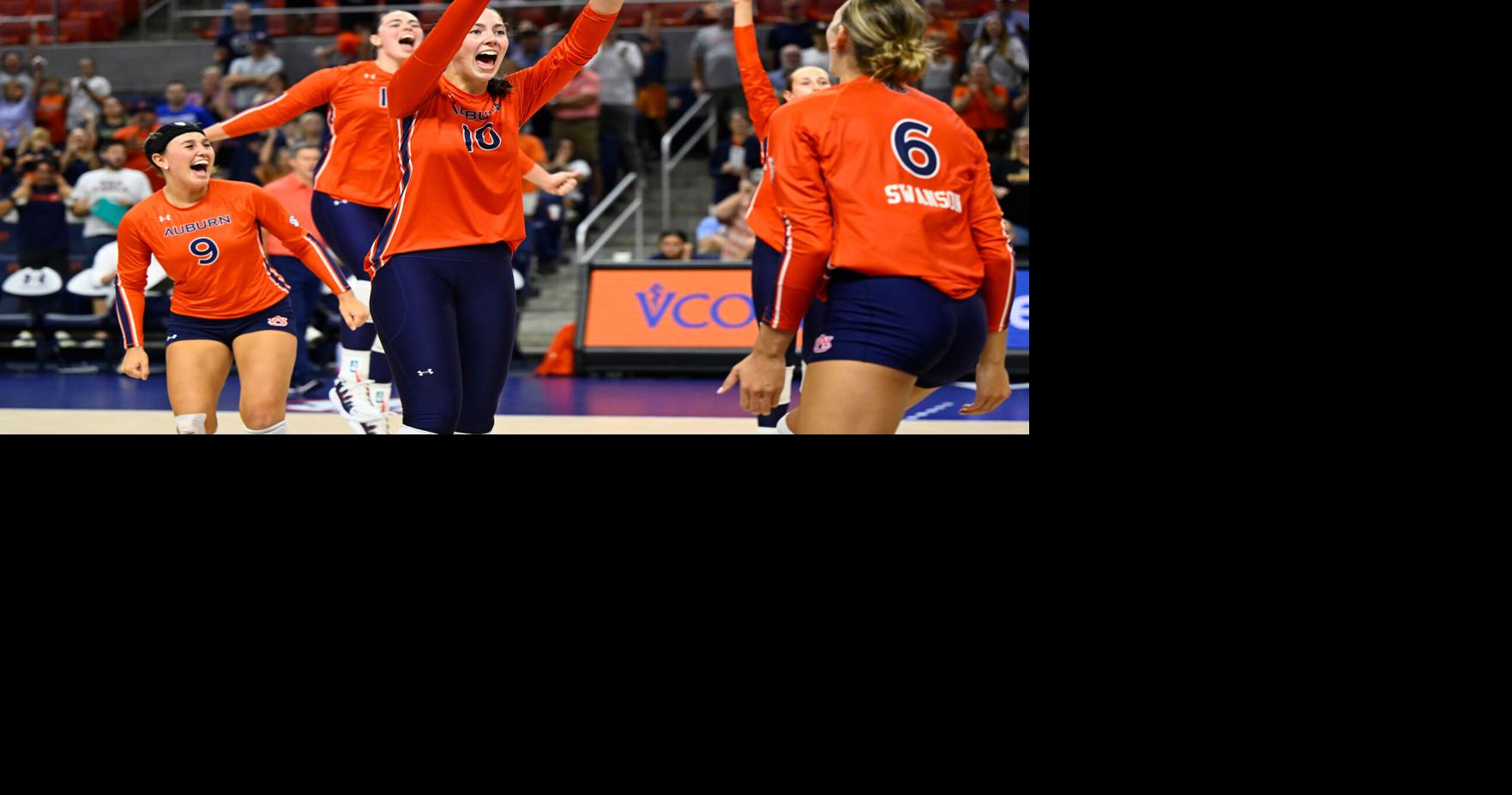 Auburn volleyball hosts program’s firstever top25 home game against