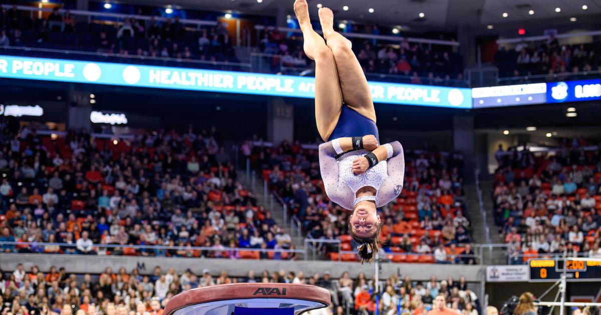 Auburn gymnastics scores 197.025 in loss to Kentucky