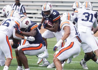 auburn running backs charge chip shoulder into their oanow plenty prove game kam gap finds martin run half through