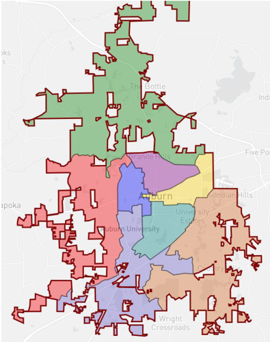 Auburn City Limits Map State Naacp 'Exploring All Options' After Auburn Council Approved Its  Voting Map | Govt. And Politics | Oanow.com