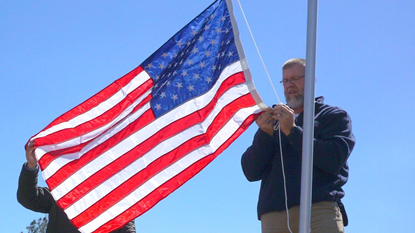 American Flags A Symbol Of Renewal In Storm S Aftermath Local