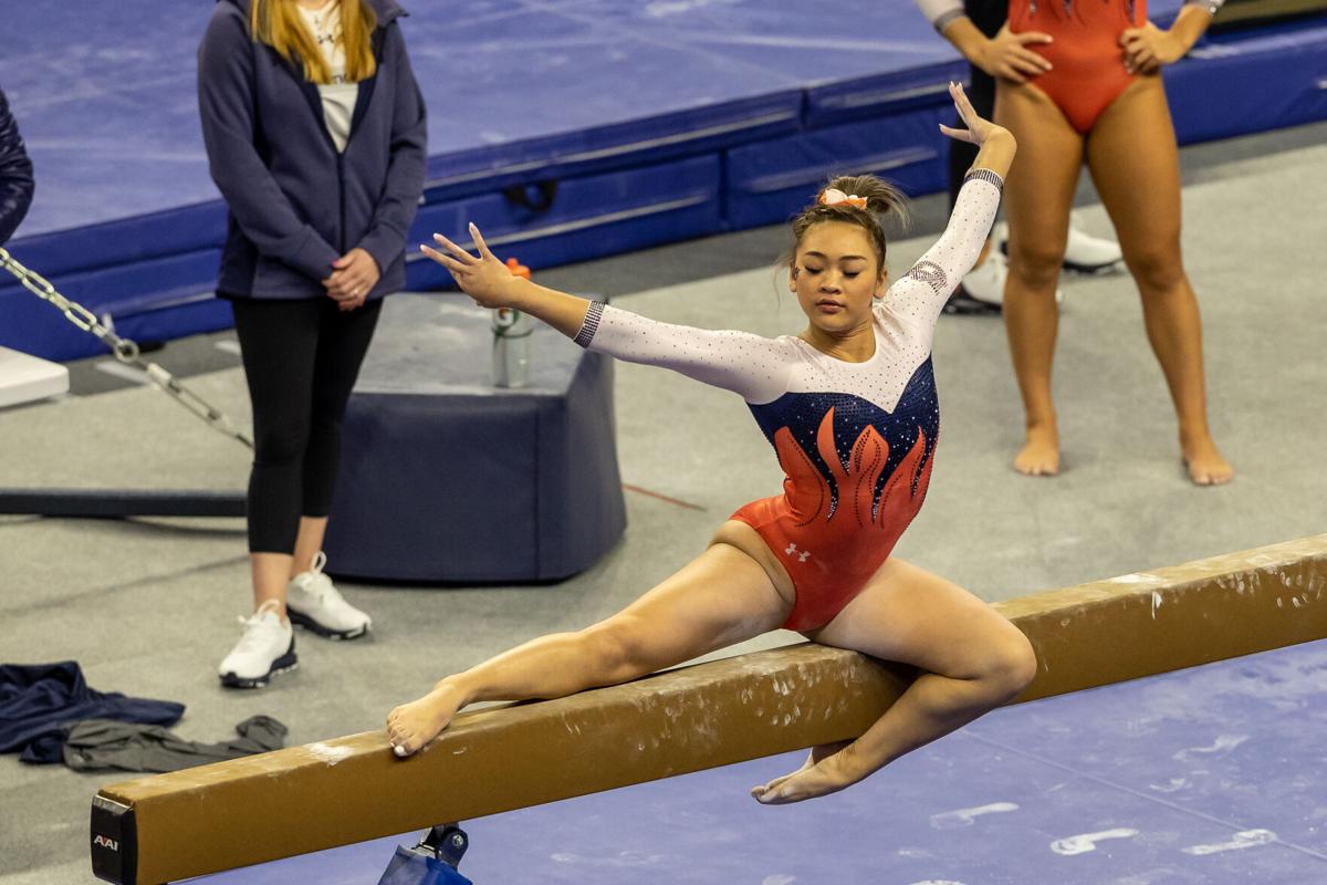 Watch now: Suni Lee makes Auburn Arena debut as part of ...