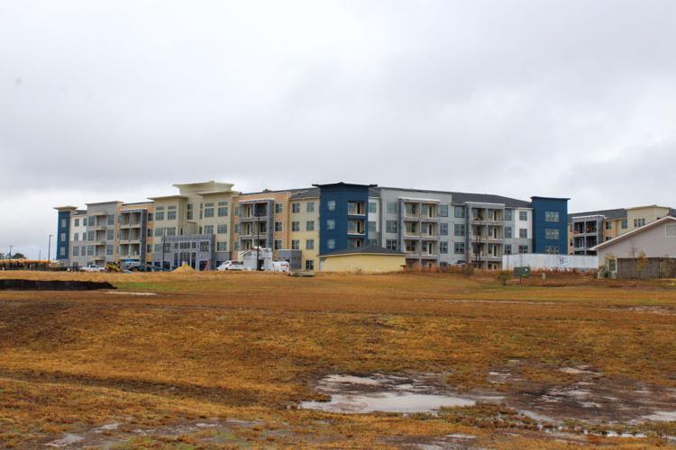 Apartments being built near East Glenn Avenue