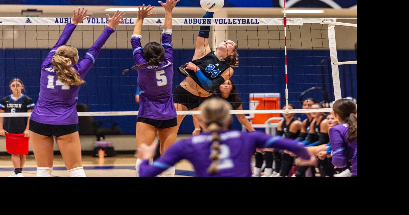 Through the lens: Auburn High volleyball falls to Spain Park