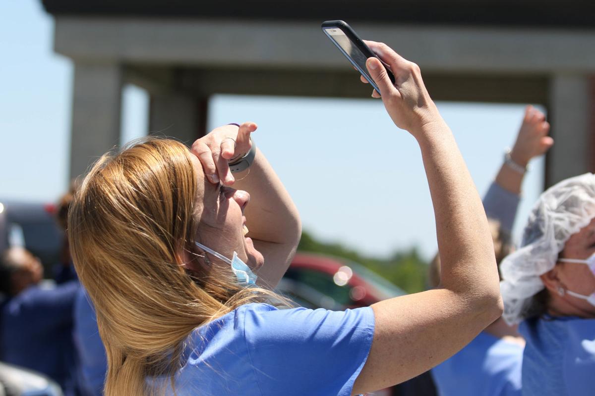 PHOTOS Air Force Reserves Fly Over EAMC Salute Healthcare Workers Photo Gallery Oanow