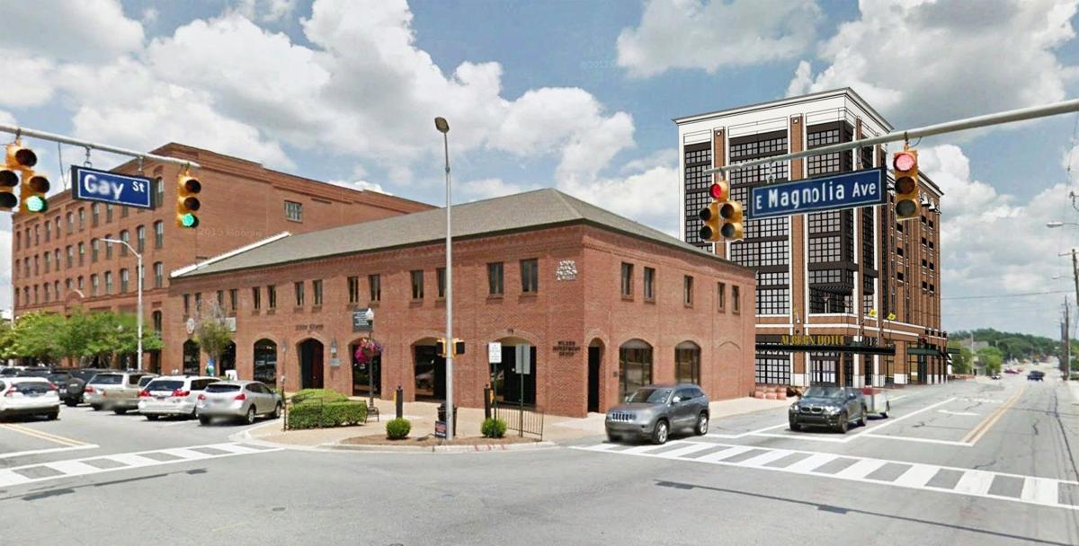 Renderings of Auburn parking lot redevelopment