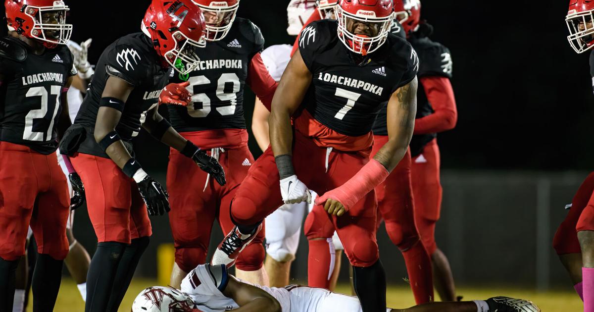 OANow.com - DEFENSIVE PLAYER OF THE YEAR: Payne the face of a fierce Loachapoka defense image