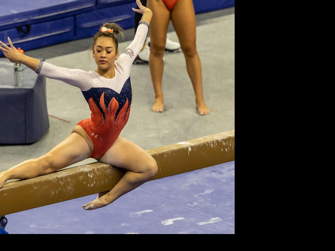 Watch now: Suni Lee makes Auburn Arena debut as part of ...