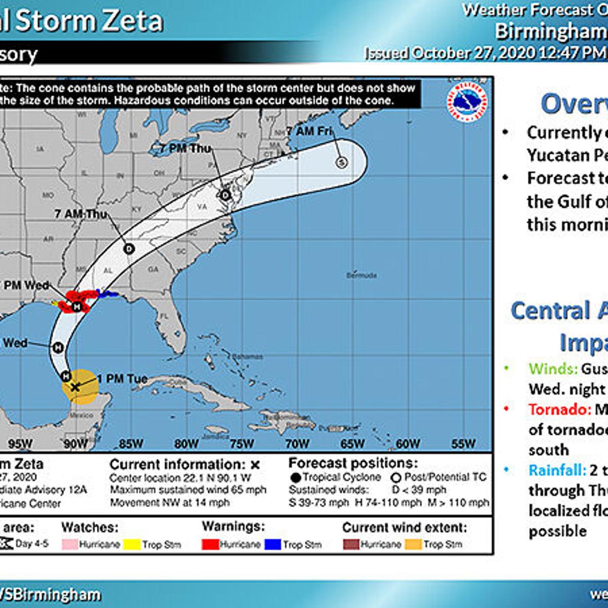 Gulf Coast Braces Again For Hurricane As Zeta Takes Aim Local News Oanow Com