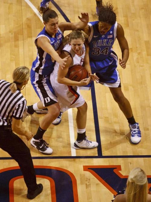 Au Has Trouble With Duke S Full Court Press College Sports