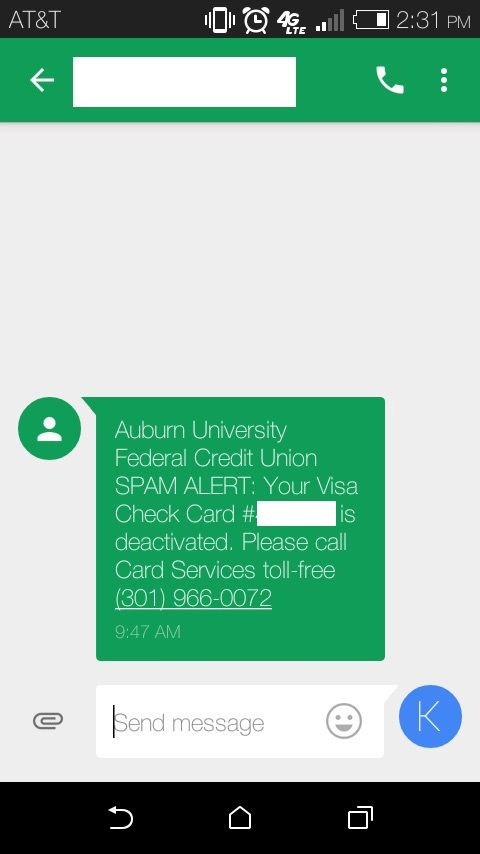 Auburn University Credit Union >> Auburn University Federal Credit Union Warns Lee County Residents Of Auburn University Credit Union >> Auburn University Federal Credit Union Warns Lee County Residents Of
